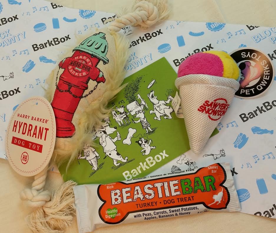 Barkbox Small Dog Box August 2015 Review and Free Box Offer Bits and