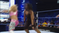Monday Night Raw 03/09/2012 Tamina+Samoa+Drop