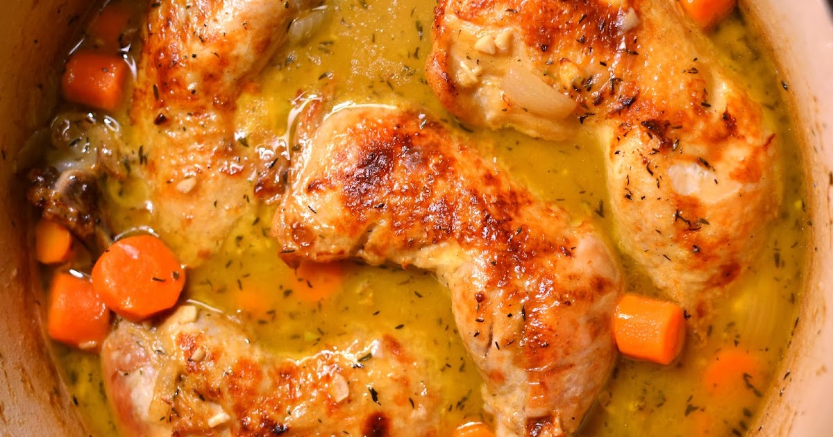 A Southern Soul Braised Chicken Thighs