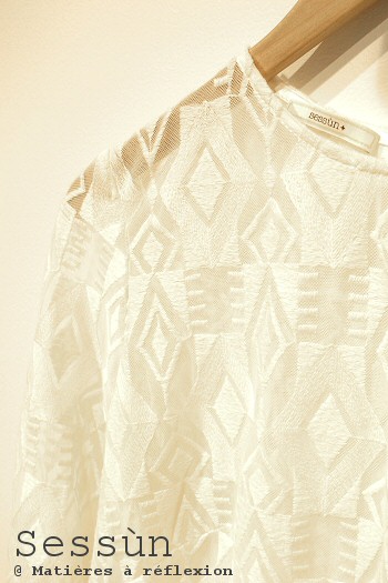 Top Sessun dentelle coton