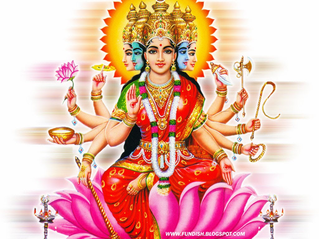 Goddess Maa Gayatri Devi HD wallpapers Images Pictures ...