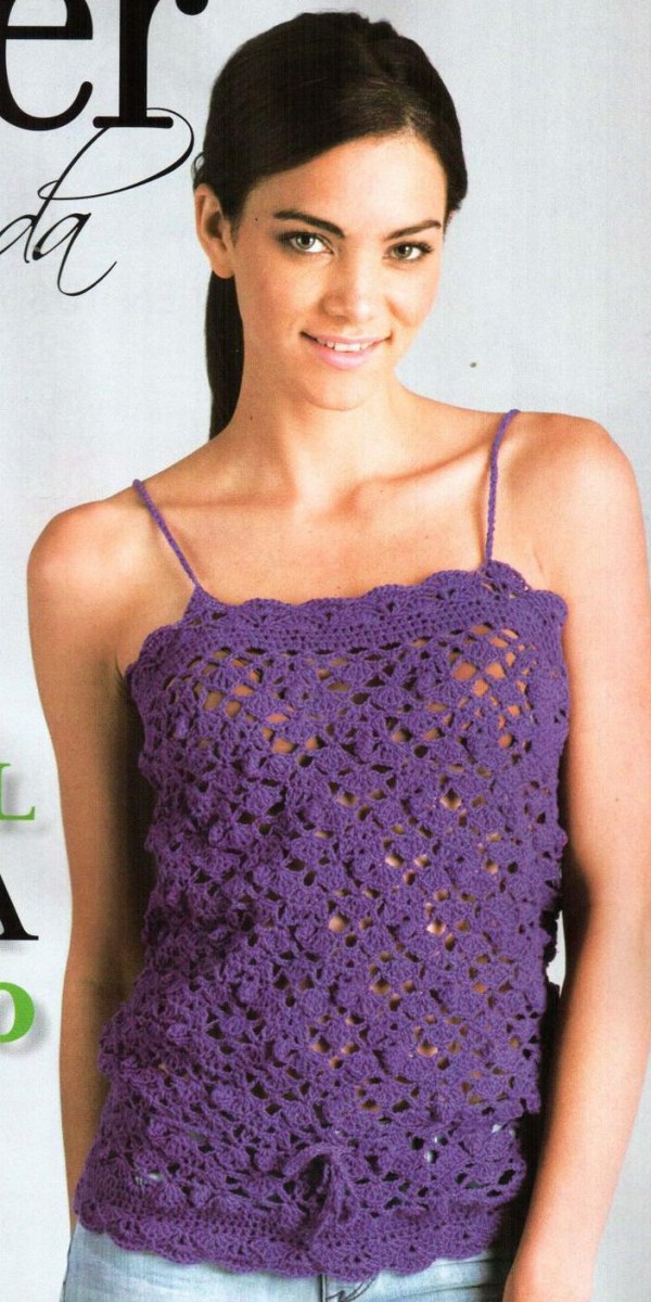 camiseta tirantes punto