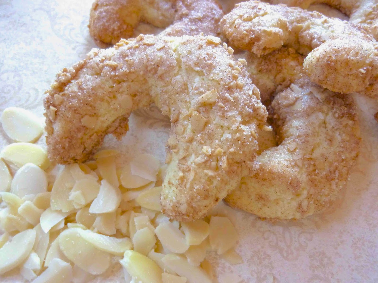 Almond Cinnamon Lemon German Crescent Cookies Diary of a Mad Hausfrau