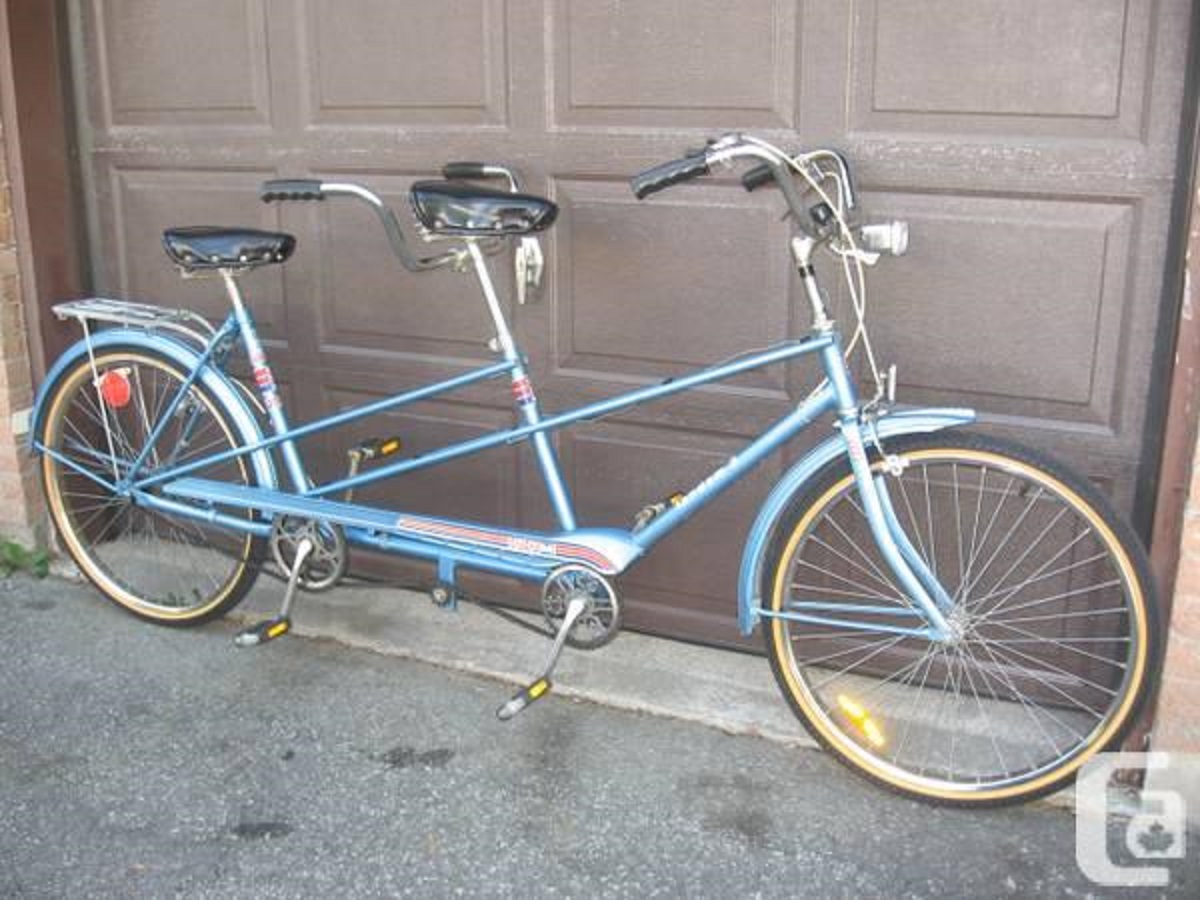 The old standard bicycle built for two