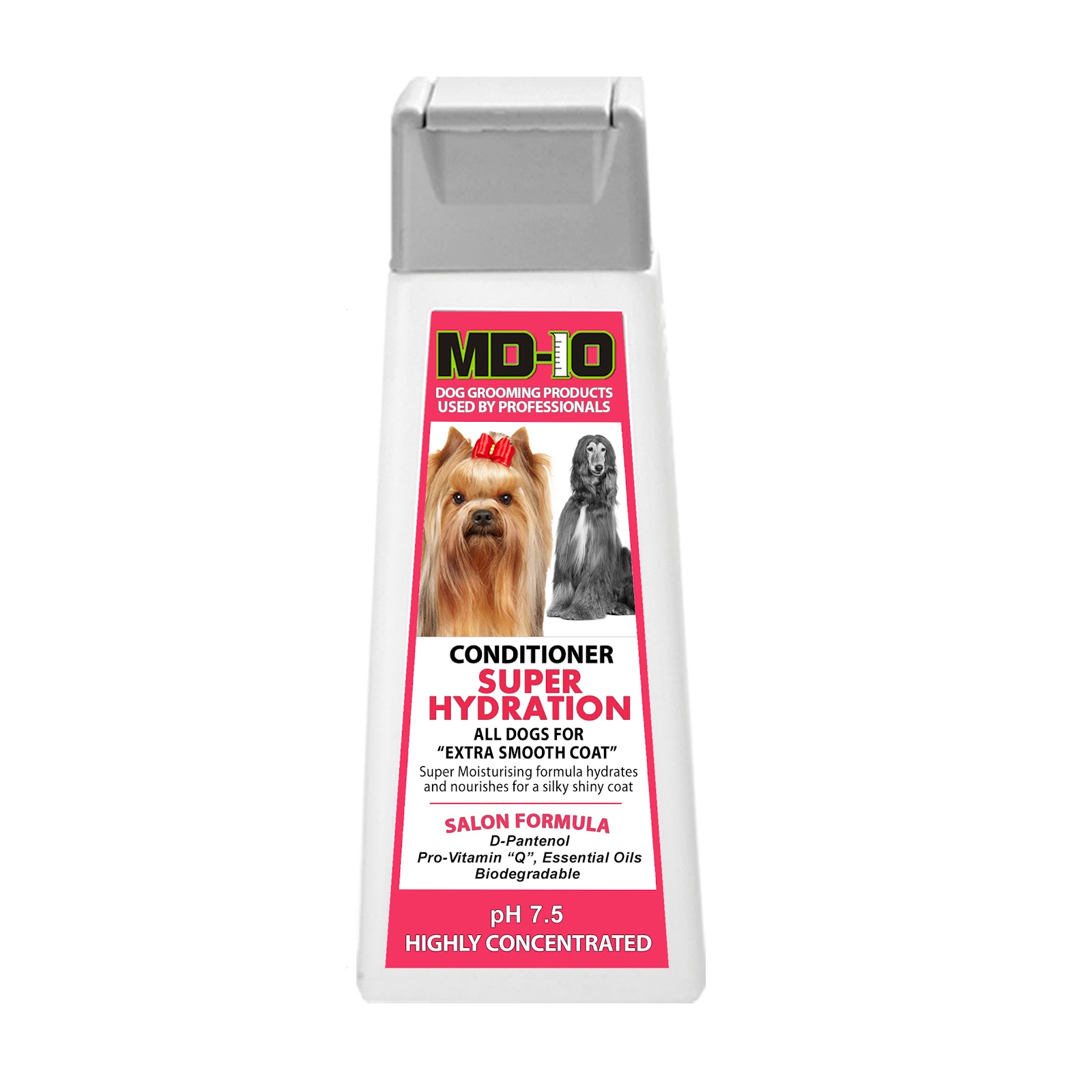 Professional Dog Grooming Shampoo MD10 Collection Champu para Perros