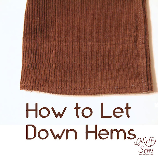 how to let down hems