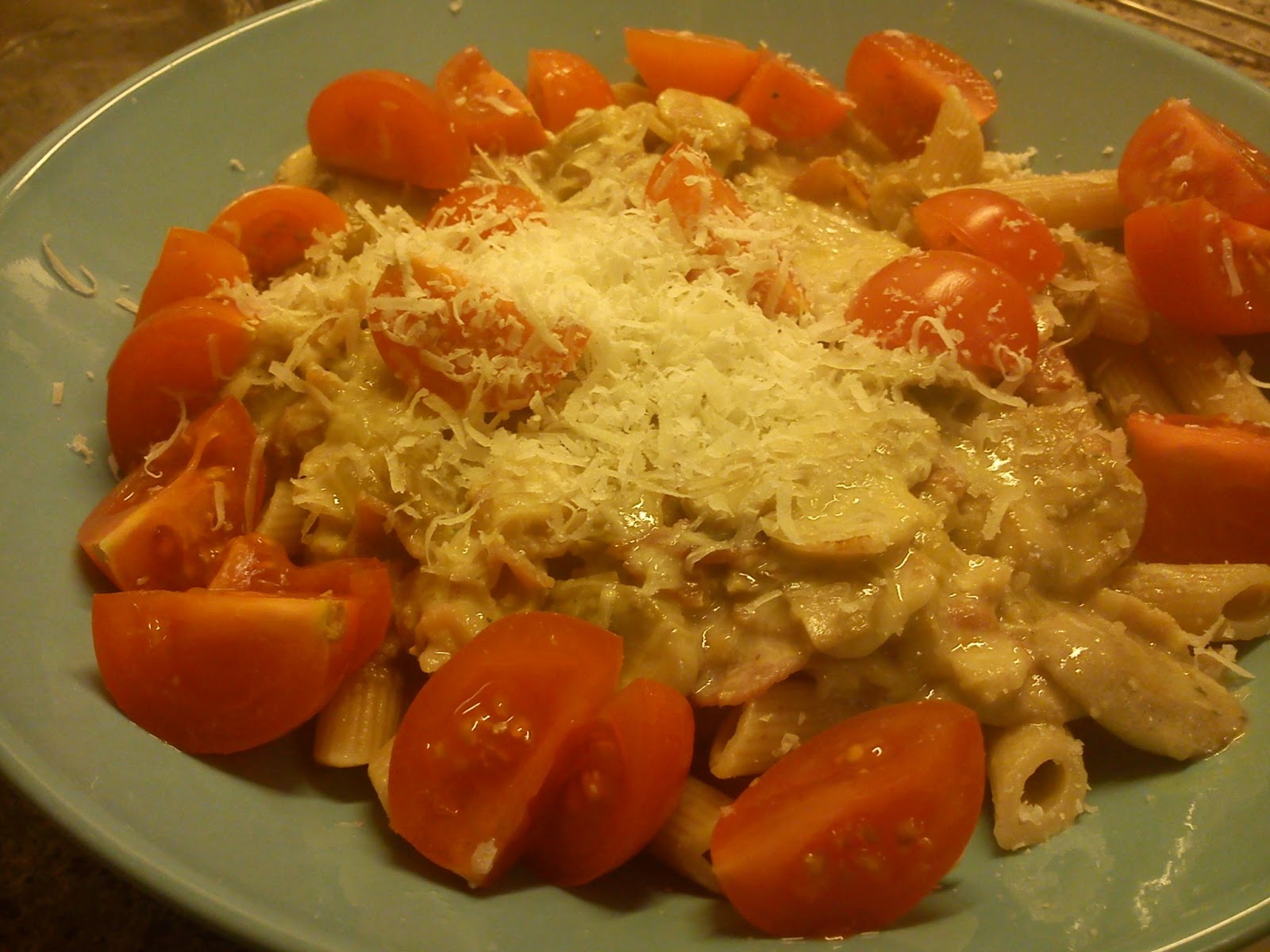 Kitchen of Kiki Penne Carbonara