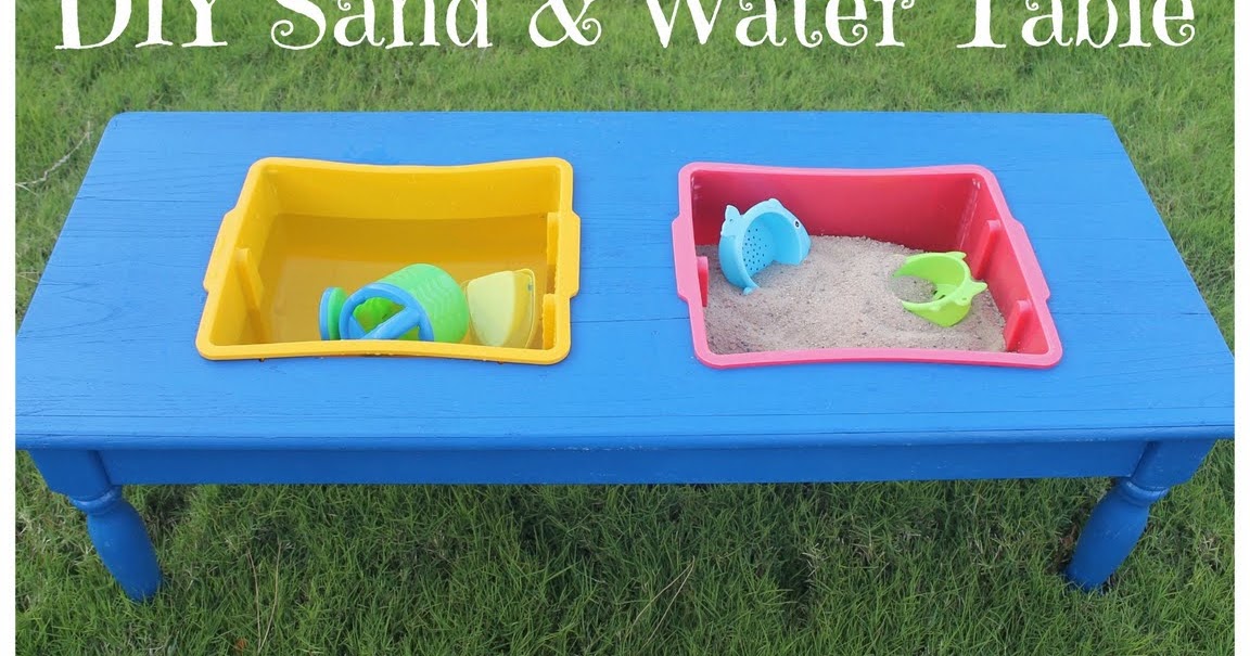 Someday Crafts DIY Sand & Water Table