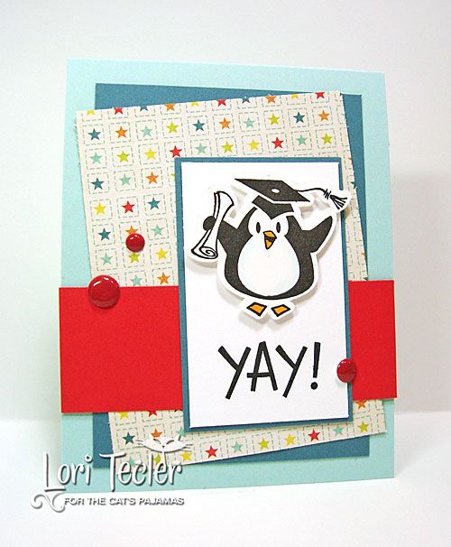 Yay card-designed by Lori Tecler/Inking Aloud-stamps from The Cat's Pajamas