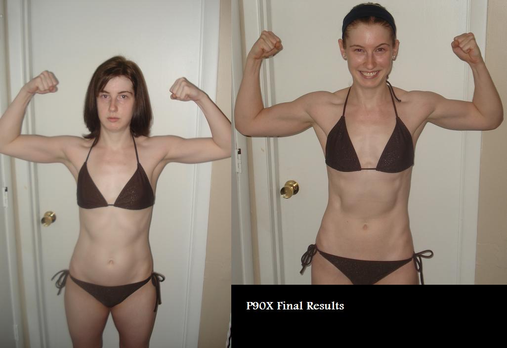 Here are my final results pictures from P90X. 