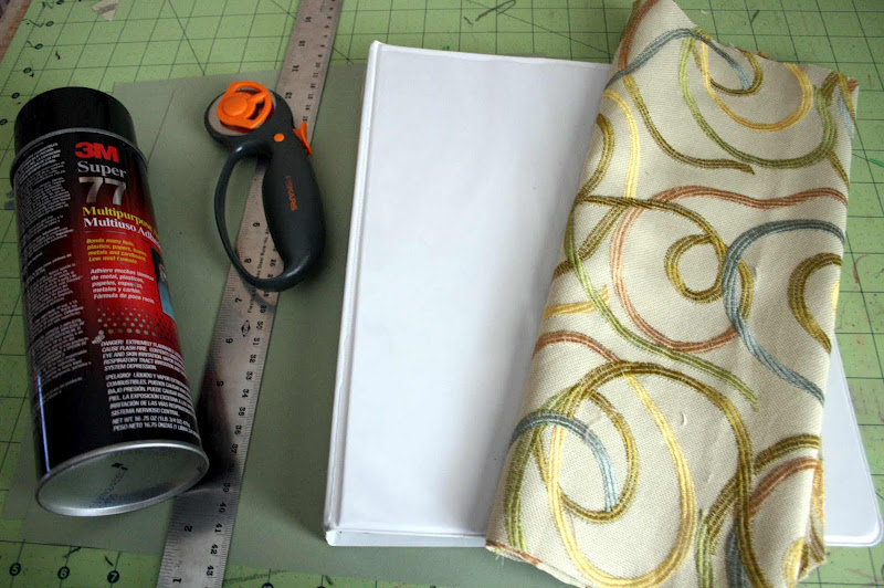 The Creative Place DIY Tuesday Fabric Covered Binder