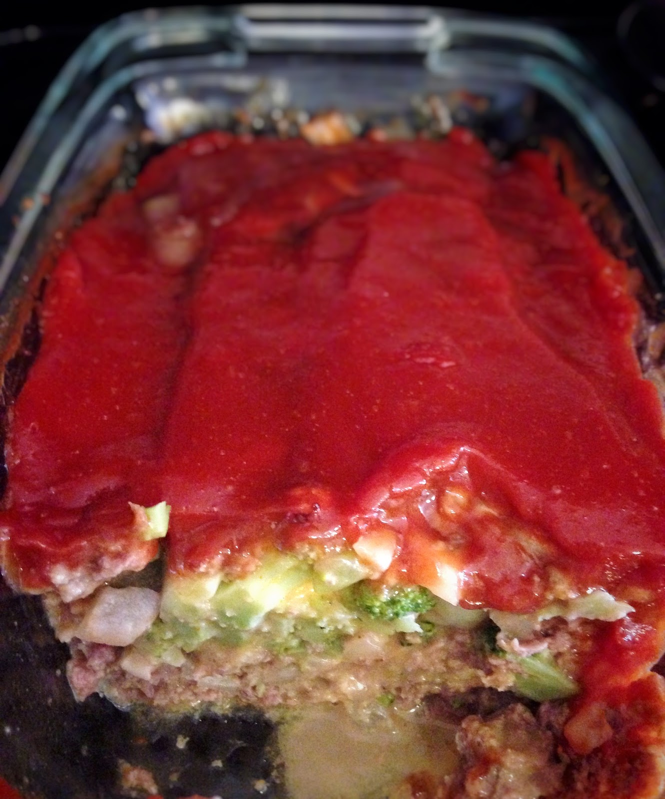 Making Mama's Kitchen Broccoli and Cheese Stuffed Meatloaf