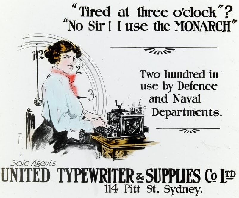 oz.Typewriter Australia’s first coloured Typewriter ad