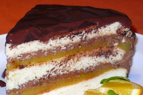 Narancsos csokoládétorta (Fonte, Budapest)
