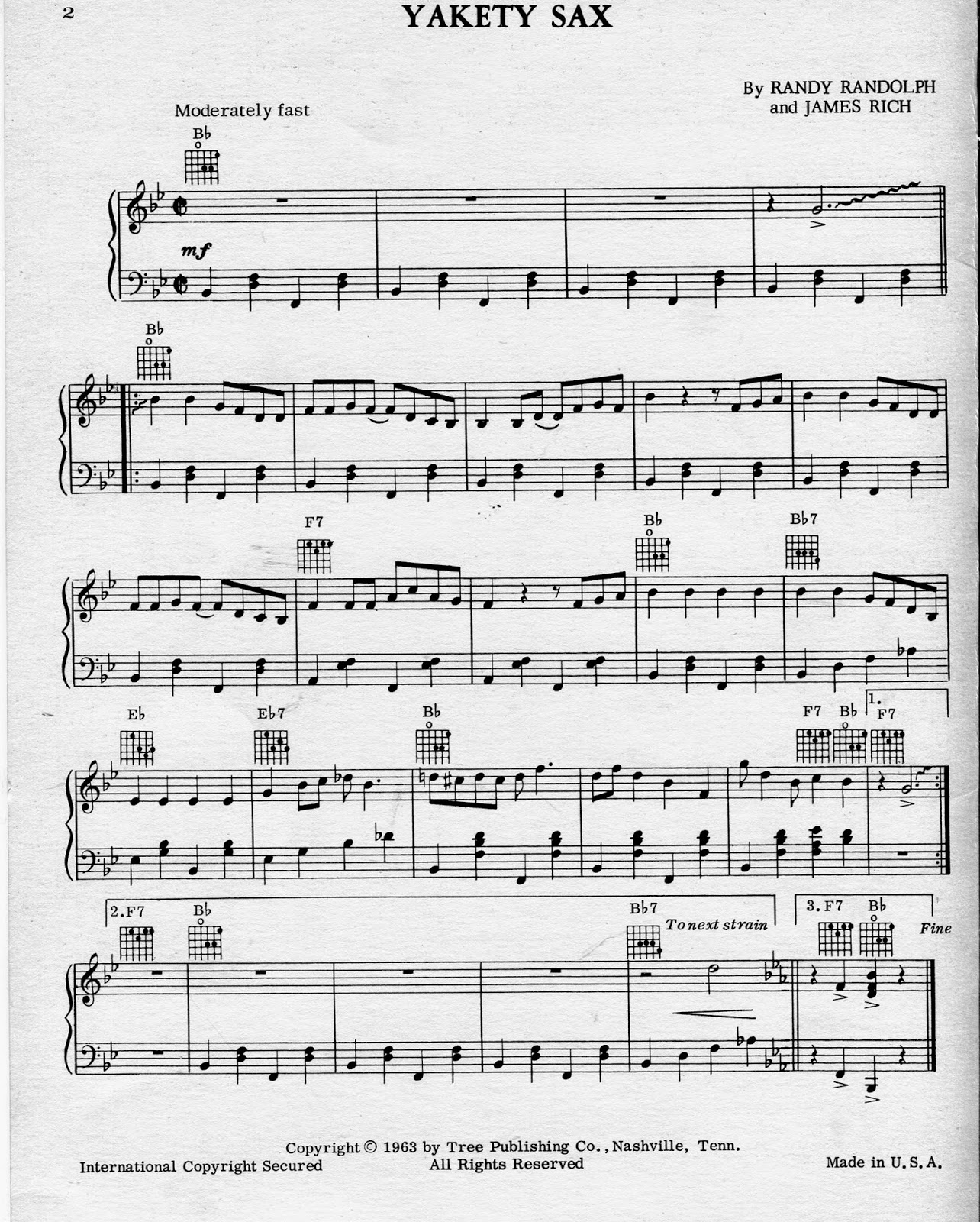 saved from the paper drive yakety sax sheet music yakity sax sheet music