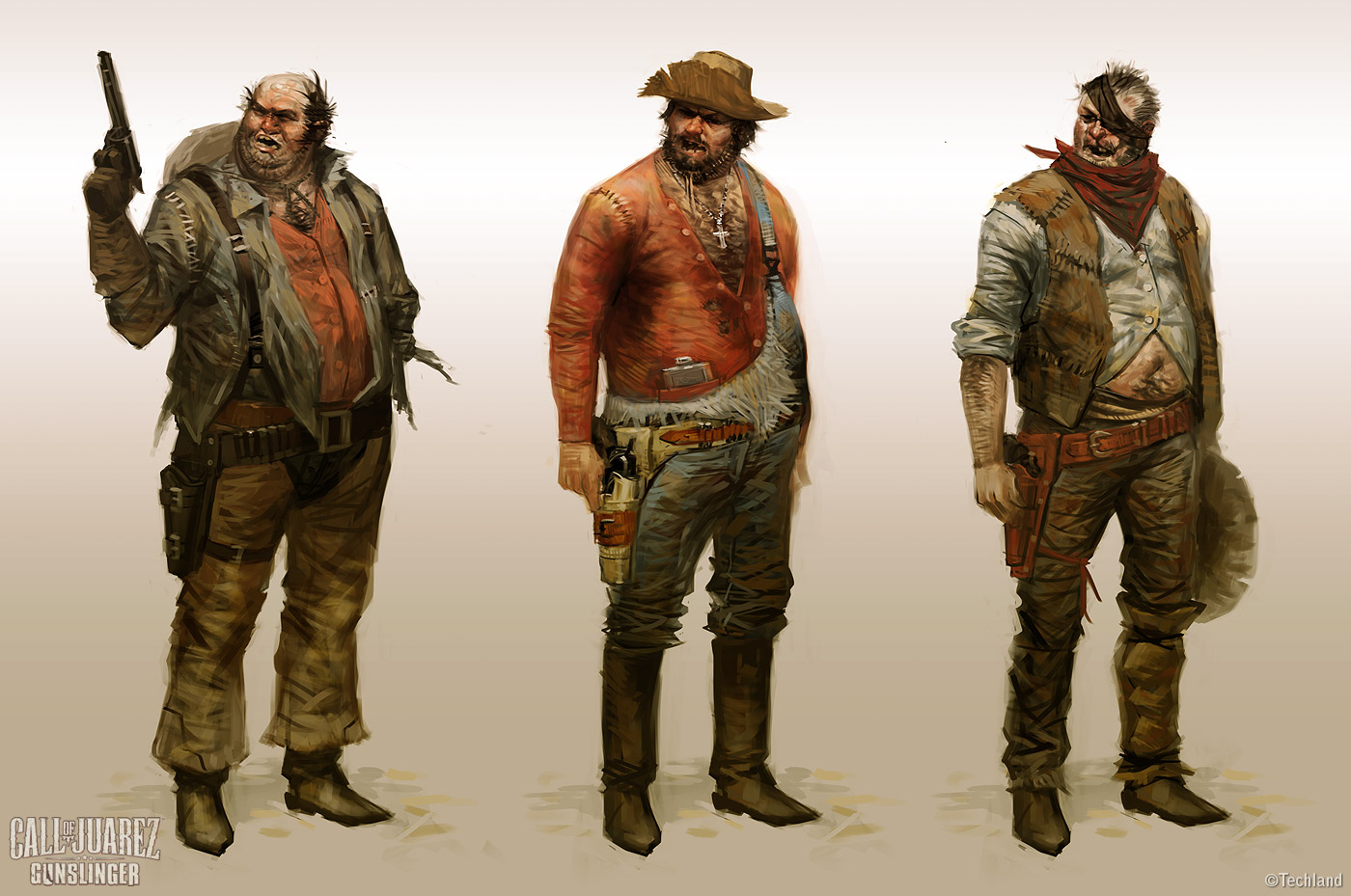 Art Blog of Waldek Kamiński: Call of Juarez - Gunslinger
