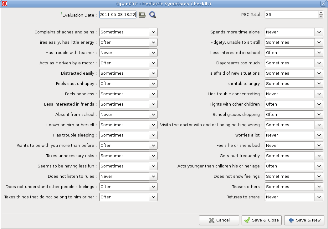 Diagnosis Medical Diagnosis List