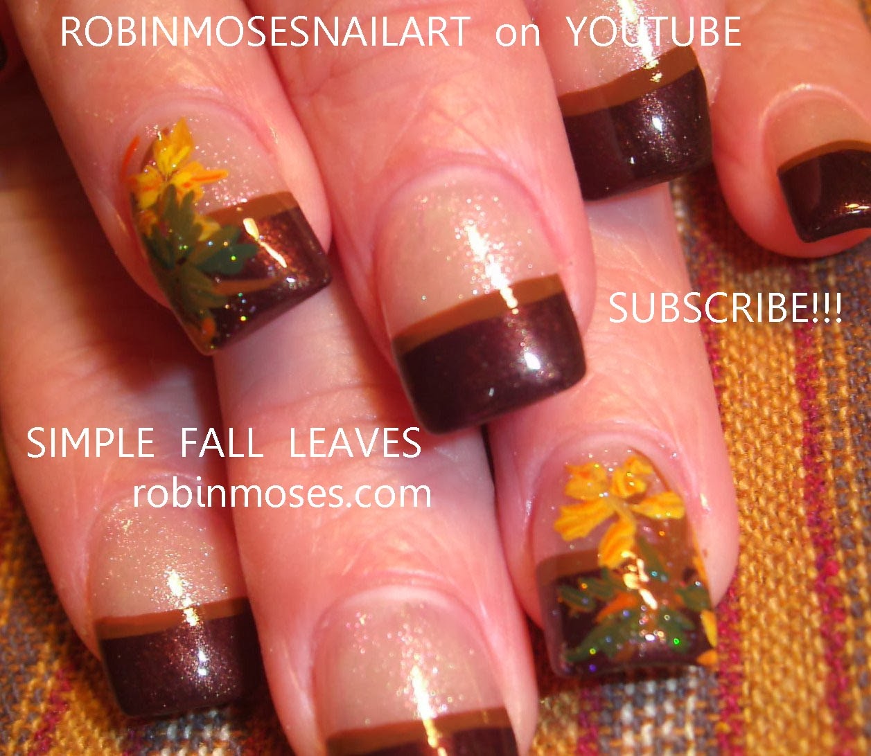 Robin Moses Nail Art "fall leaves" "fall leaf" "nail art" "cute fall
