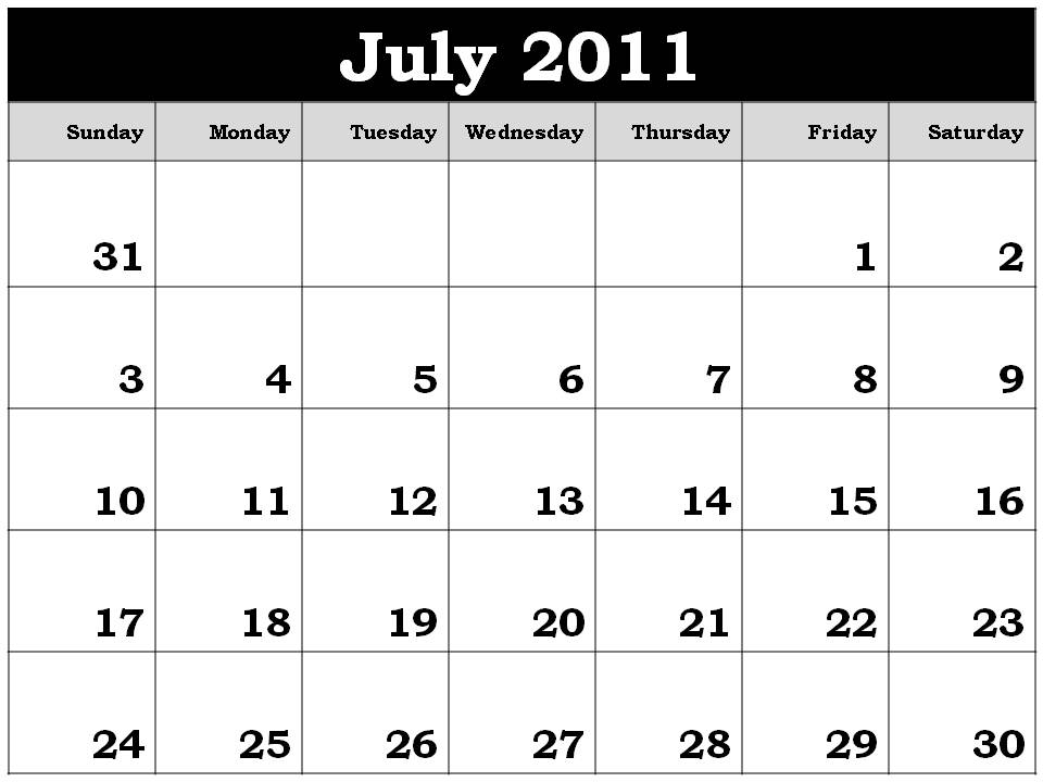 june 2011 calendar template. 2011 calendar template july.