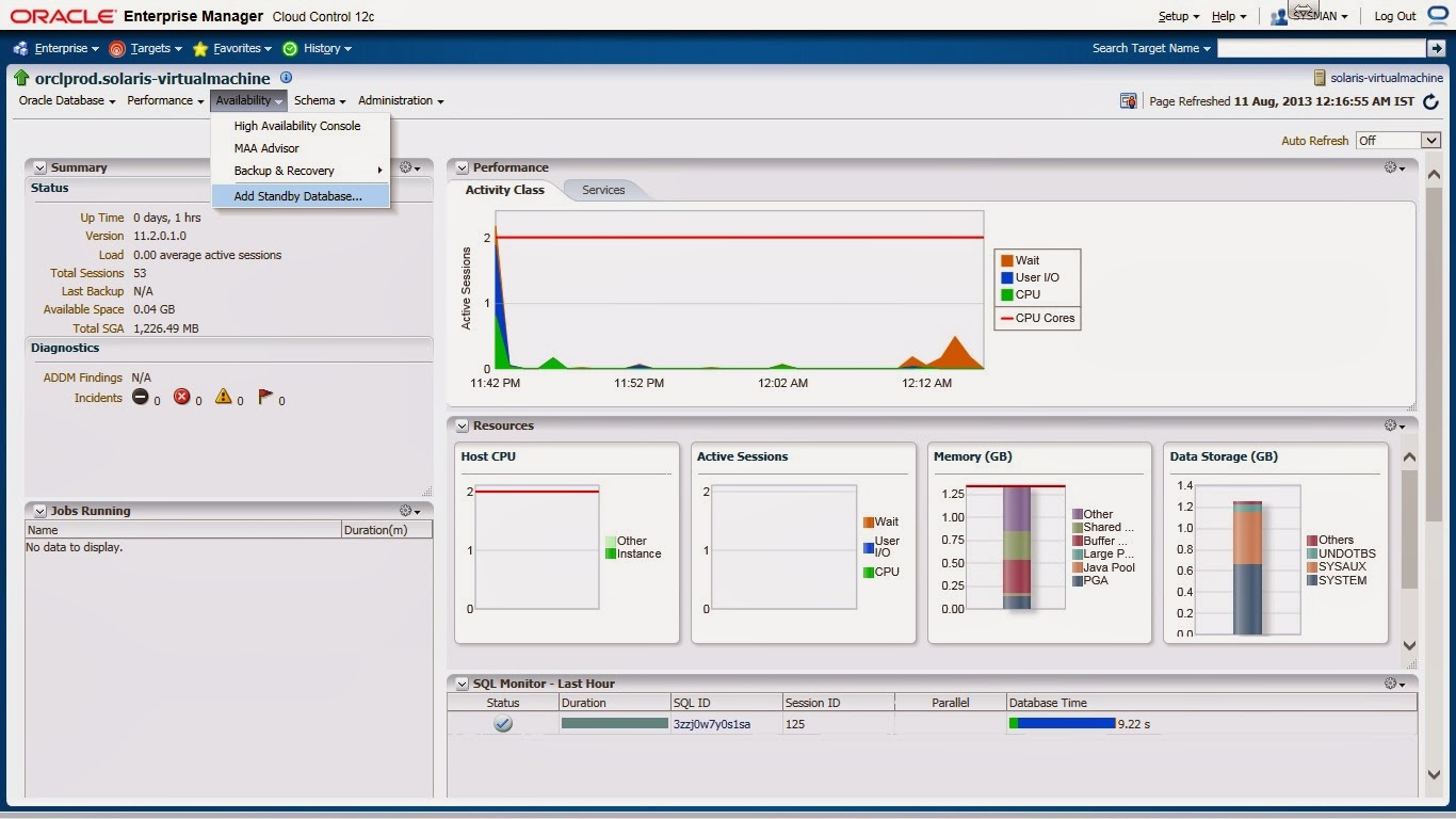 Database Administrator Blog Remote Physical Data Guard Implementation