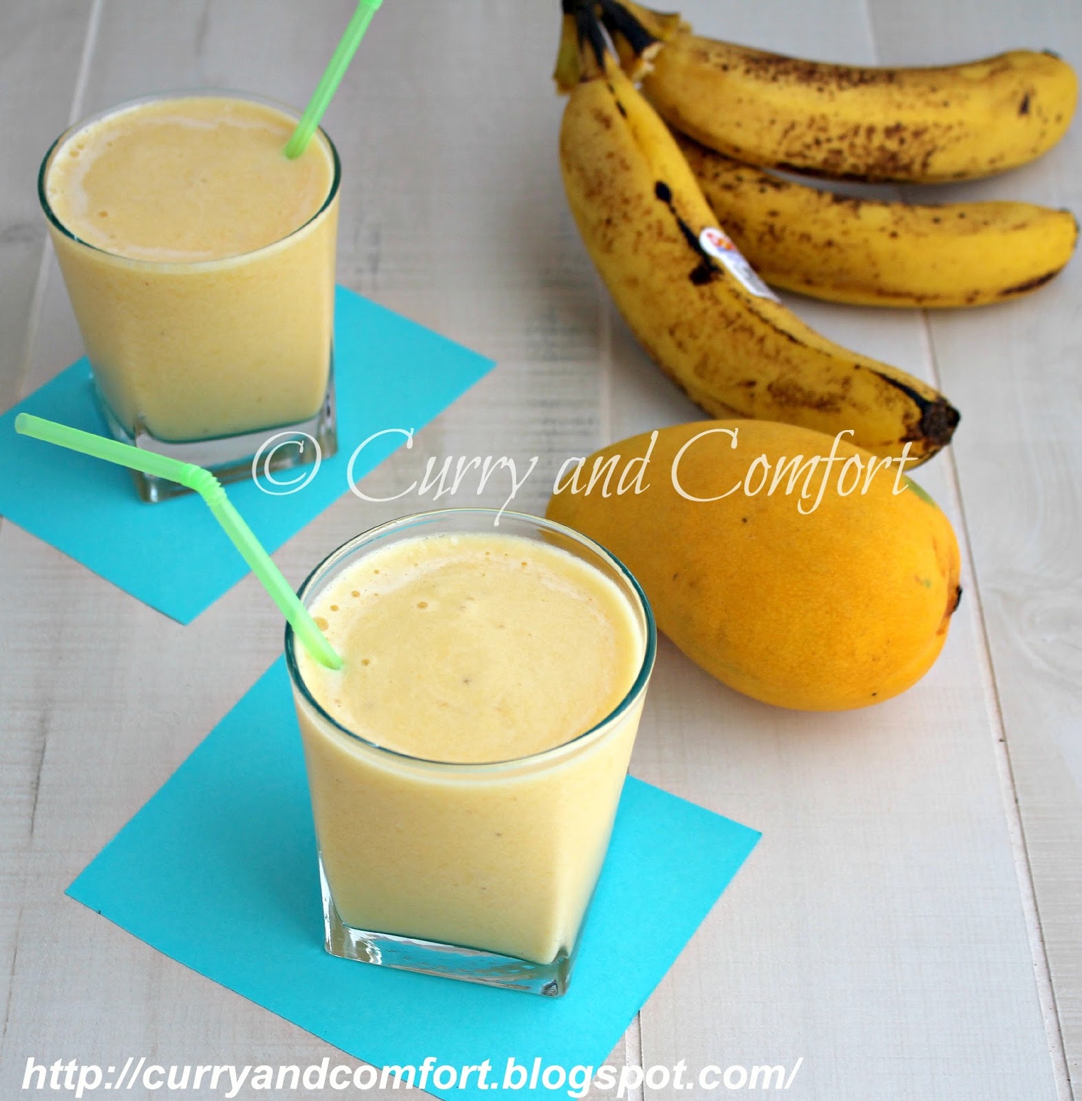 Kitchen Simmer Pineapple Mango Banana Smoothie (Dairy Free)