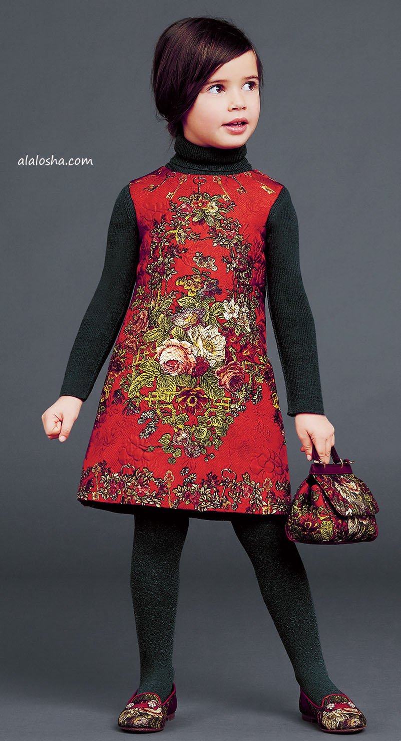 The DolceGabbana kids are ready to face the winter in great style!