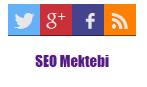 Blogger Hover Efekli Sosyal Medya Widget seomektebi.com