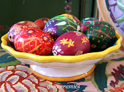 And paint a few Easter Eggs. I paint Duck eggs, they drop them willy nilly . (easter eggs)