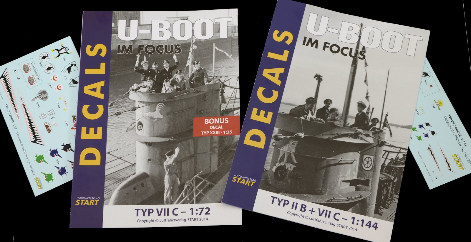 The Modelling News Review UBoot Im Focus decal sets in 1/144th and 1