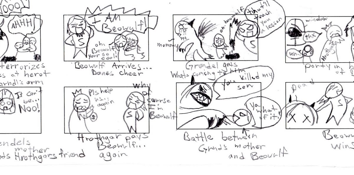 english 12 mckinley hs beowulf comic assignment college essay plagiarism
