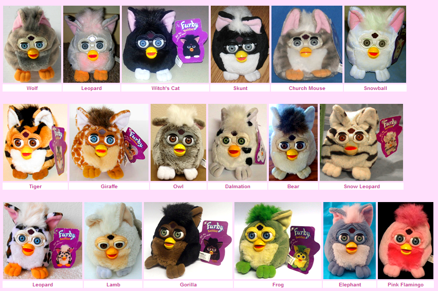 furby collection