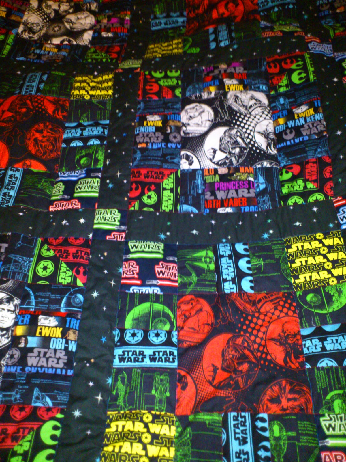 Sewmageddon Star Wars Quilt Complete!