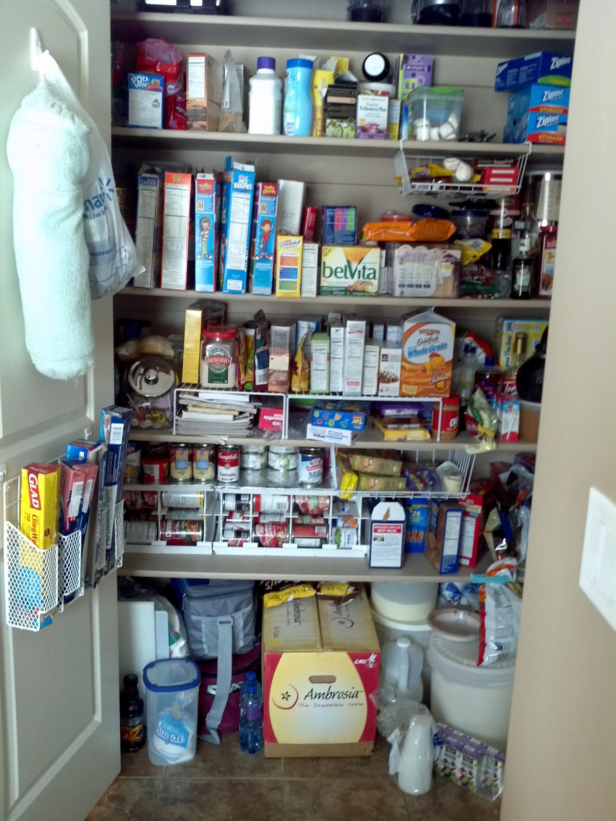 Cooking With My Food Storage: Where do I put my food storage? Pantry and  unfinshed basement