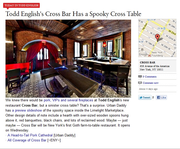 Eater NY: CrossBar Teaser