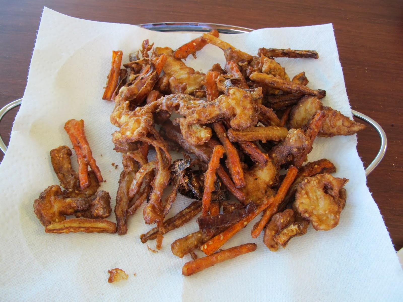 gnawing dentata bytes 1011 vegetable and matsutake tempura