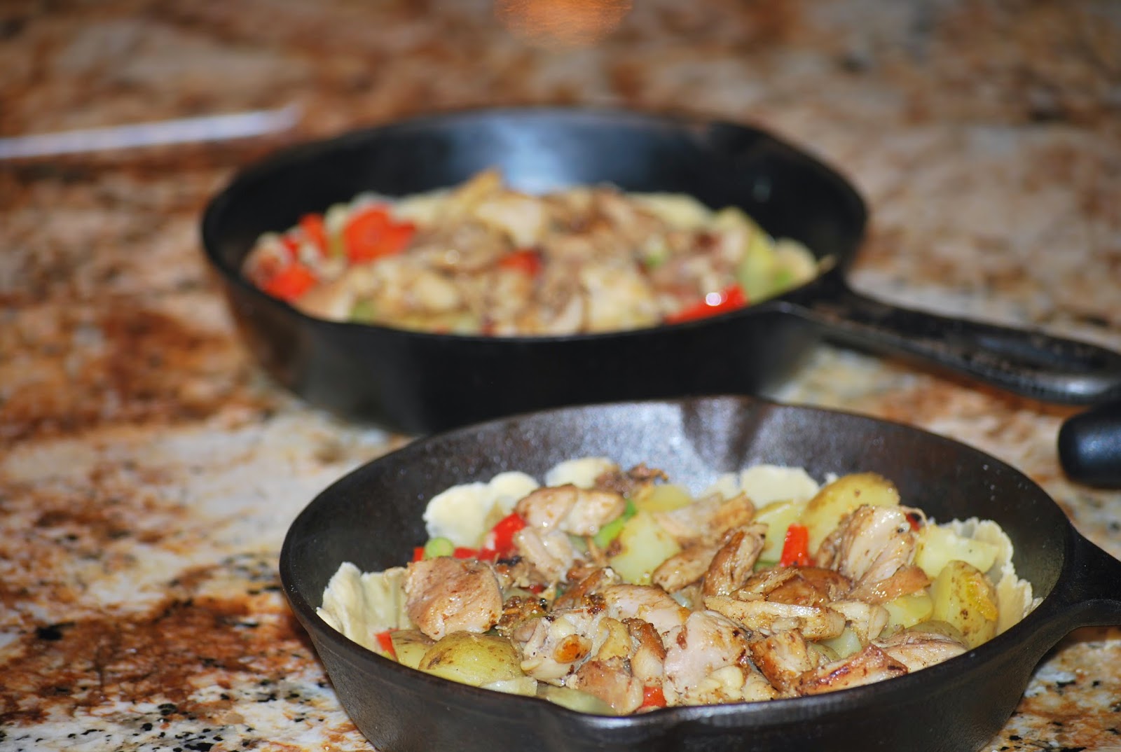 Off The Cuff Cooking ChickenBaconDijonPotPie