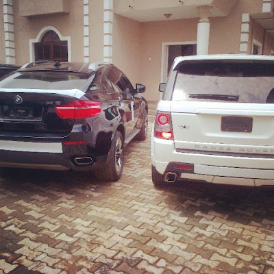 PHOTOS: K-Cee Acquires Two brand New Cars; 2013 Range Rover and BMW X6 