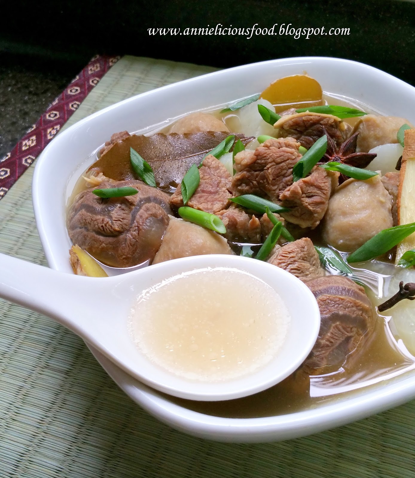 Annielicious Food Beef Brisket Clear Soup Stew / 清湯牛腩
