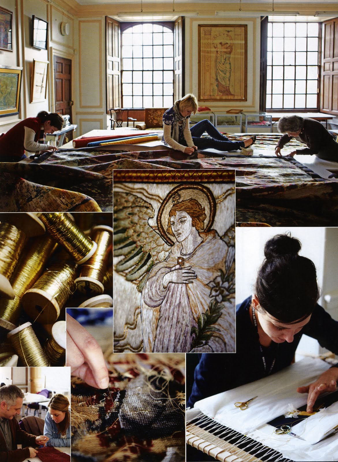 The Golden Fingers Royal School of Needlework Keep hand embroidery alive