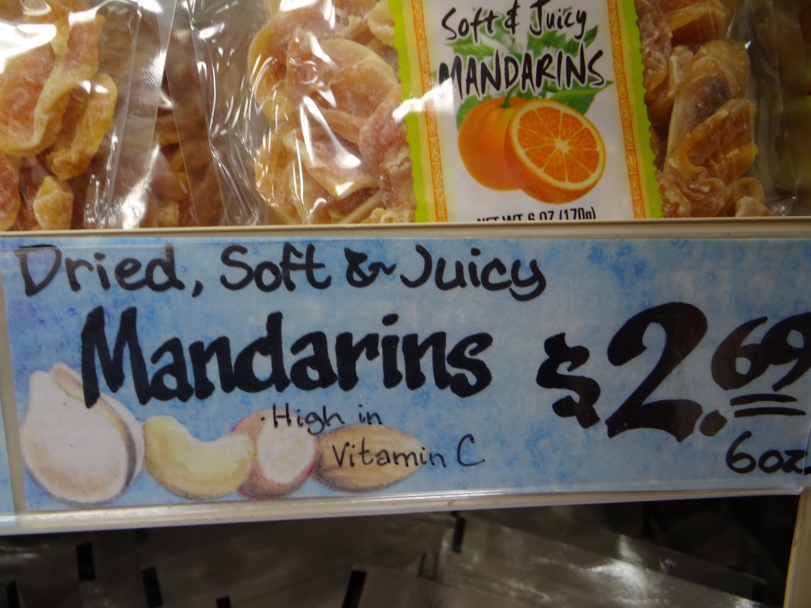 Trader Joe's 365 Day 302 (Dried) Soft and Juicy Mandarins