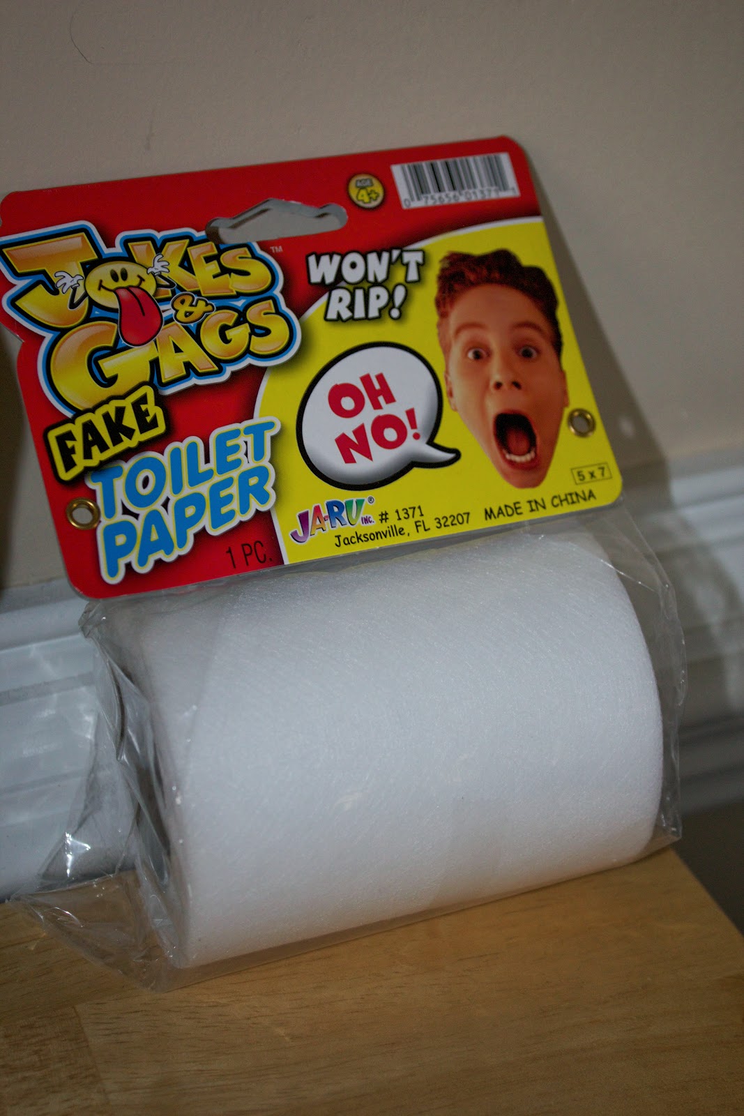 Trick toilet paper and doggy poo! Once I have a theme, I can't stop.