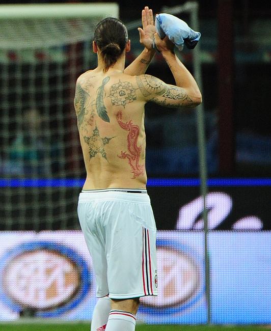 Zlatan Ibrahimovic Tattoos Pictures