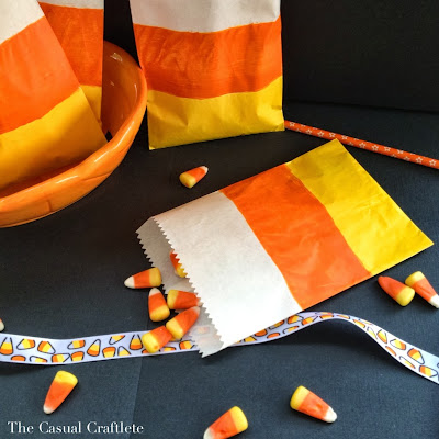 Candy Corn Treat Bags and 5 Must-Try Crafts for Halloween | #halloween #crafts #diy #holiday
