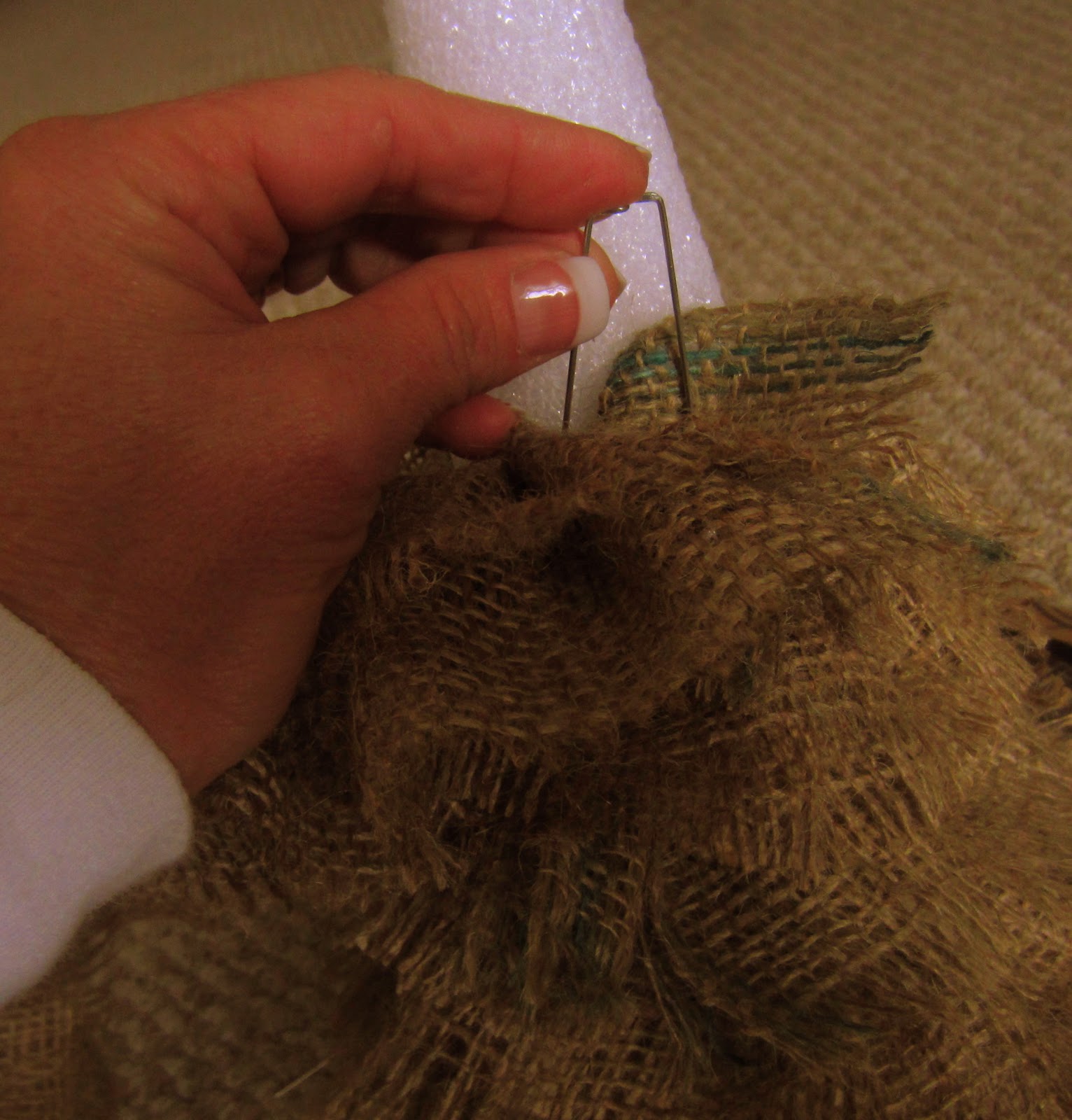 Down to Earth Style Rustic Burlap Trees