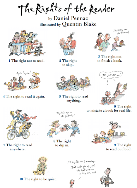 The rights of the reader -Quentin Blake / Daniel Pennac
