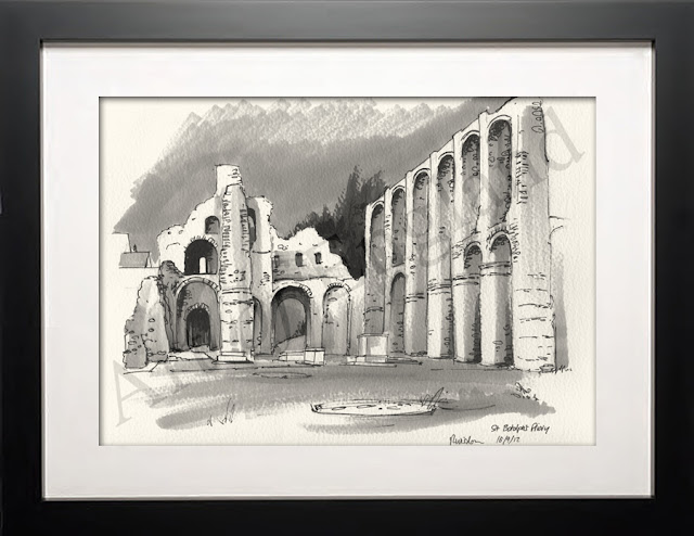 St Botolphs Colchester illustration illustration St Botolphs