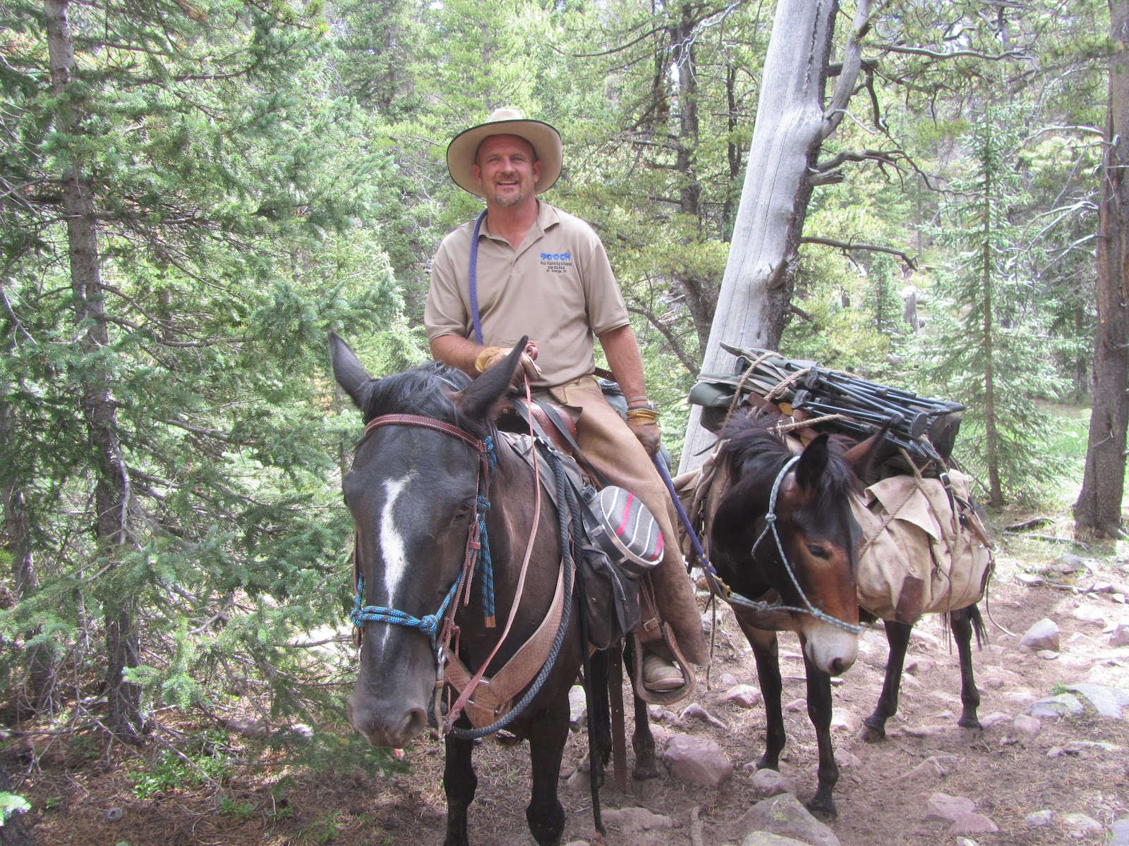 Longears and Sourdough One Legged MuleSkinner of Samuels Lake