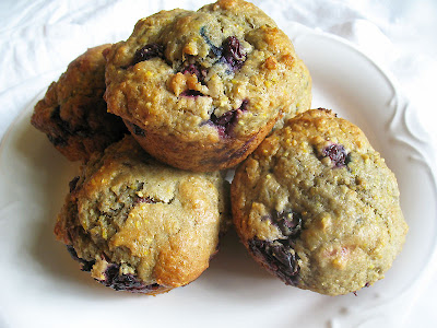 blueberry goat cheese muffins