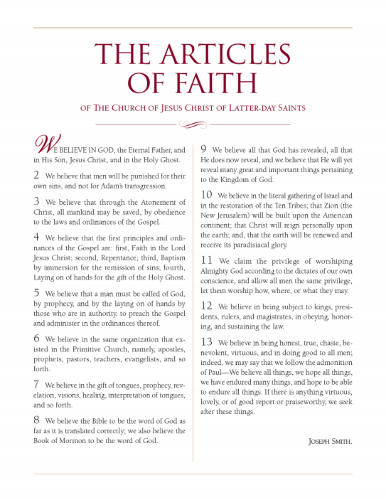 Trust image for printable articles of faith Refreshing image inside printable articles of faith