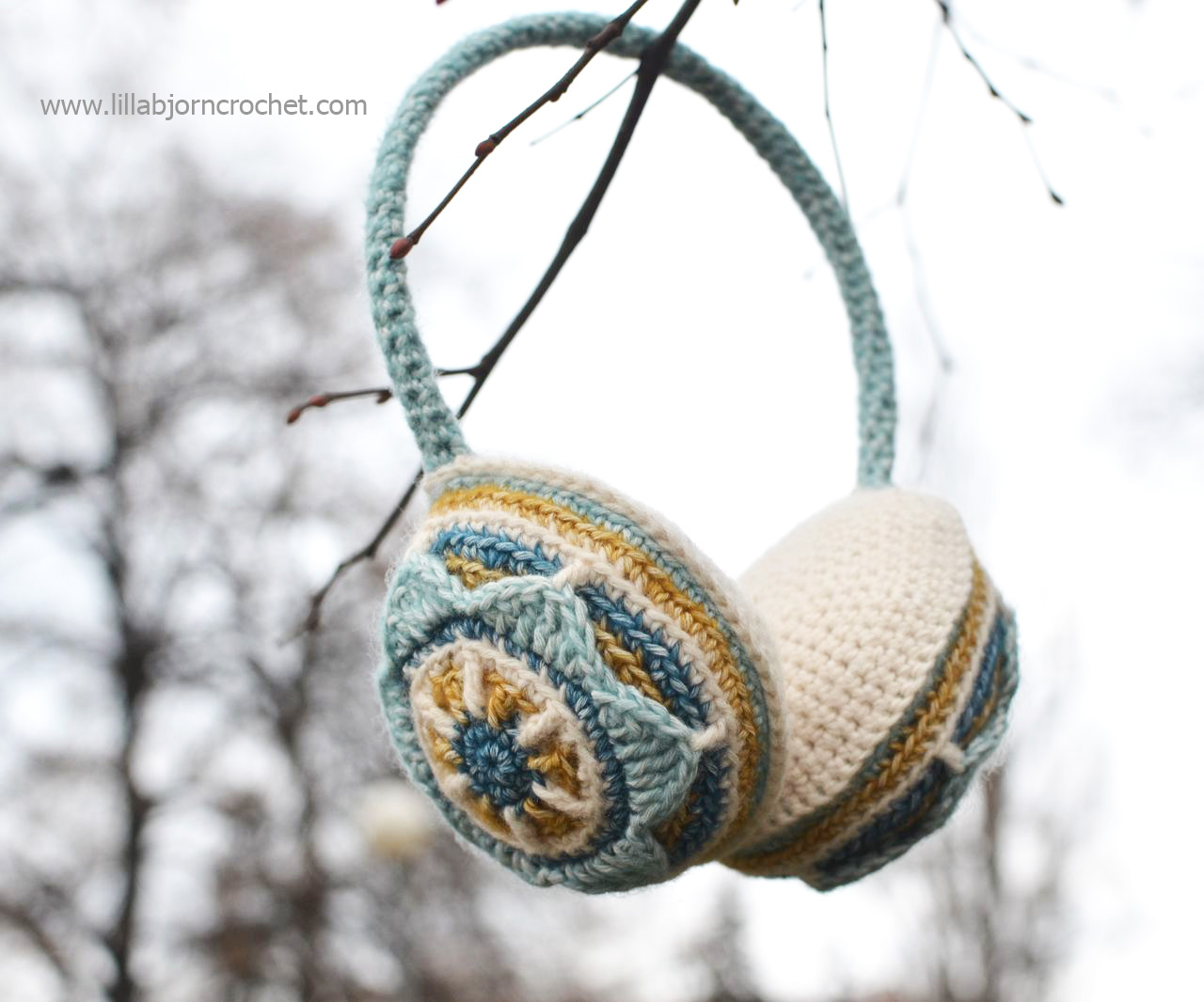 Brighten Your Outfit with Crocheted Ear Muffs ...